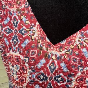 ALFRED DUNNER-PETITE M- print tunic top